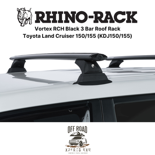 Kit 3x Roof-Bars Vortex - Toyota Land Cruiser 150/155 | RHINO-RACK on Xperts4x4 4x4 Off-Road Accessories