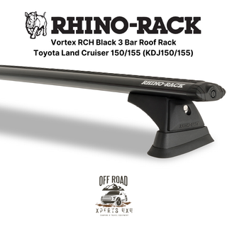 Kit 3x Roof-Bars Vortex - Toyota Land Cruiser 150/155 | RHINO-RACK on Xperts4x4 4x4 Off-Road Accessories