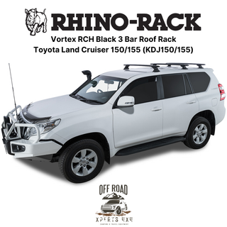 Kit 3x Roof-Bars Vortex - Toyota Land Cruiser 150/155 | RHINO-RACK on Xperts4x4 4x4 Off-Road Accessories