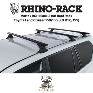 Kit 3x Roof-Bars Vortex - Toyota Land Cruiser 150/155 | RHINO-RACK on Xperts4x4 4x4 Off-Road Accessories