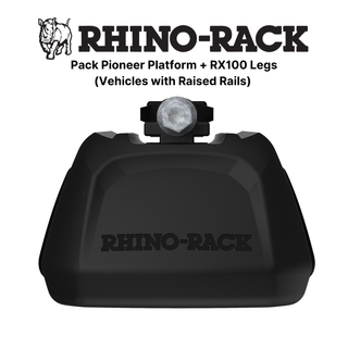 Roof Rack Kit 1500x1240mm on Longitudinal Bars | RHINO-RACK on Xperts4x4 4x4 Off-Road Accessories