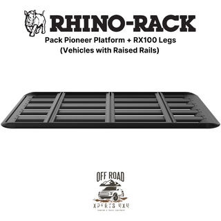 Roof Rack Kit 1500x1240mm on Longitudinal Bars | RHINO-RACK on Xperts4x4 4x4 Off-Road Accessories