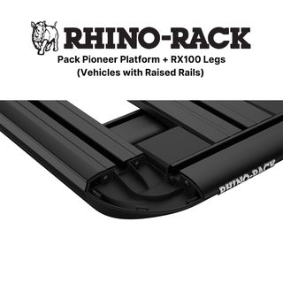 Roof Rack Kit 1500x1240mm on Longitudinal Bars | RHINO-RACK on Xperts4x4 4x4 Off-Road Accessories