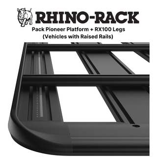 Roof Rack Kit 1500x1240mm on Longitudinal Bars | RHINO-RACK on Xperts4x4 4x4 Off-Road Accessories