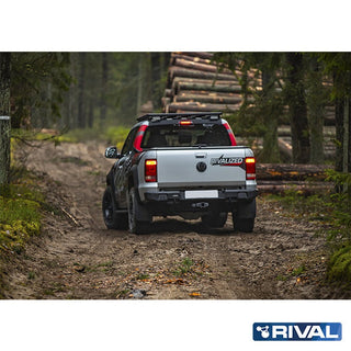 Aluminium Rival Rear Bumper - Volkswagen Amarok 2010 to 2022 on Xperts4x4 4x4 Off-Road Accessories