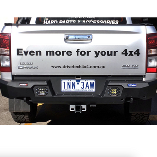 Rear Bumper Aluminium Rival4x4 | Isuzu Dmax 2012-2020 on Xperts4x4 4x4 Off-Road Accessories