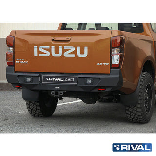 Rear Bumper Aluminium Rival4x4 | Isuzu Dmax 2021+ on Xperts4x4 4x4 Off-Road Accessories