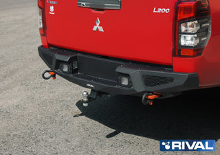 Rear Bumper Aluminium Rival4x4 | Mitsubishi L200 2019+ on Xperts4x4 4x4 Off-Road Accessories