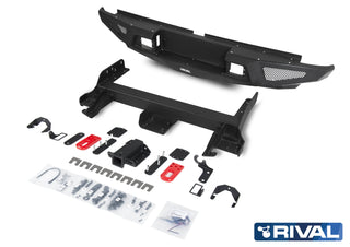 Rear Bumper Aluminium Rival4x4 | Mitsubishi L200 2019+ on Xperts4x4 4x4 Off-Road Accessories