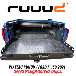 Sliding Platform RUUUD Ford F-150 2021+ | No Drilling Installation on Xperts4x4 4x4 Off-Road Accessories