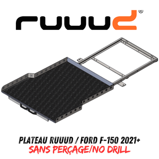 Sliding Platform RUUUD Ford F-150 2021+ | No Drilling Installation on Xperts4x4 4x4 Off-Road Accessories