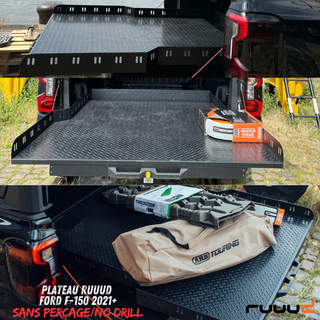 Sliding Platform RUUUD Ford F-150 2021+ | No Drilling Installation on Xperts4x4 4x4 Off-Road Accessories