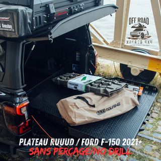 Sliding Platform RUUUD Ford F-150 2021+ | No Drilling Installation on Xperts4x4 4x4 Off-Road Accessories