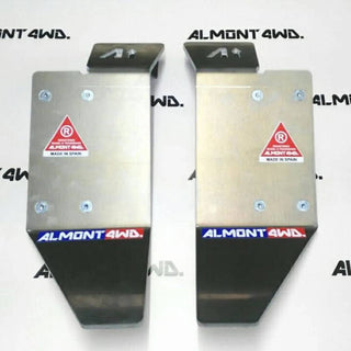 Almont4wd Skid Plate Rear Shock Absorbers - Land Rover Defender 90/110/130 on Xperts4x4 4x4 Off-Road Accessories