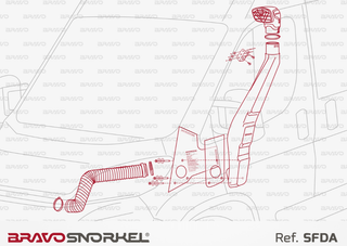 Snorkel Bravo 4x4 - Fiat Ducato 2006+ on Xperts4x4 4x4 Off-Road Accessories