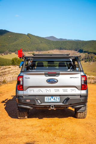 Bed Rack System ARB + Roof Rack | Ford Ranger 2023+ Double Cab on Xperts4x4 4x4 Off-Road Accessories