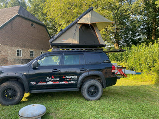 Rooftop Tent BOSS with Roof-Bars | Campboss 4x4 | 2330mm x 1480mm on Xperts4x4 4x4 Off-Road Accessories