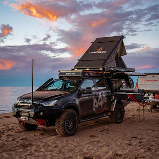 Rooftop Tent BOSS with Roof-Bars | Campboss 4x4 | 2330mm x 1480mm on Xperts4x4 4x4 Off-Road Accessories