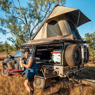 Rooftop Tent BOSS with Roof-Bars | Campboss 4x4 | 2330mm x 1480mm on Xperts4x4 4x4 Off-Road Accessories