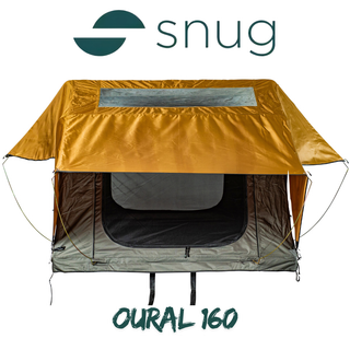 Rooftop Tent Soft Rooftop Tent SNUG OURAL 160 (163 x 240 x 126 cm) on Xperts4x4 4x4 Off-Road Accessories