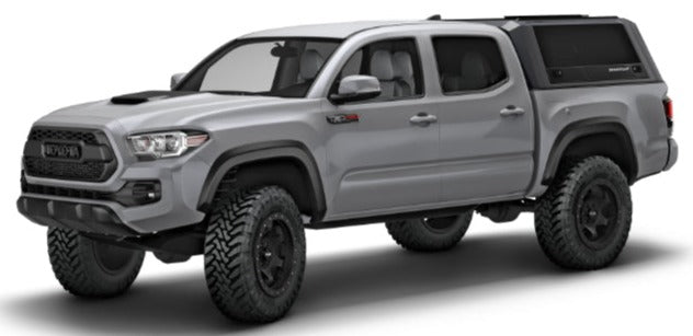 Hardtop RSI EVO SPORT - Toyota Tacoma 2016-2020 - Short Tipper - Double Cab - Matte Black 005.EV1302-MB RSI SMARTCAP