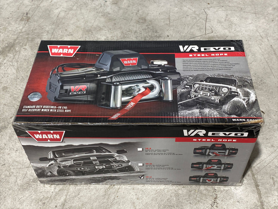 Winch WARN VR-EVO 12 | 5.4 Tons | 12V | Steel 103254 Warn