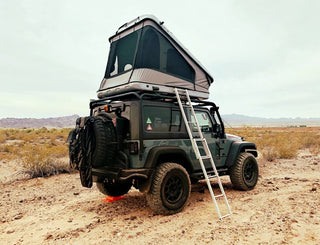 Rooftop Tent Space EVO S/M/XL - James Baroud - wallet opening on Xperts4x4 4x4 Off-Road Accessories